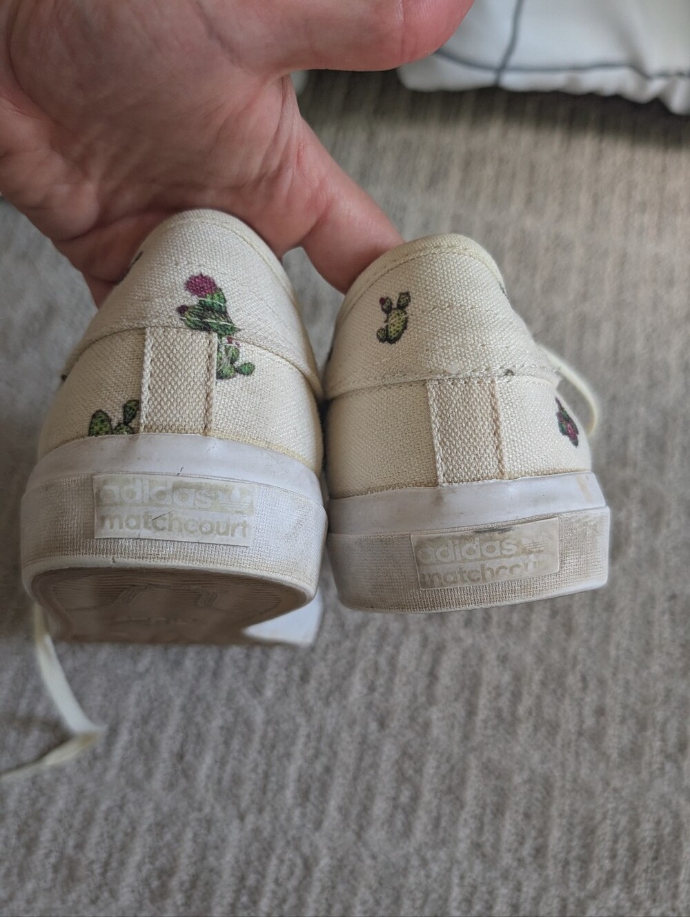 Adidas Marchcourt Cacti Canvas Sneakers M8/W9.5 - Picture 8 of 9